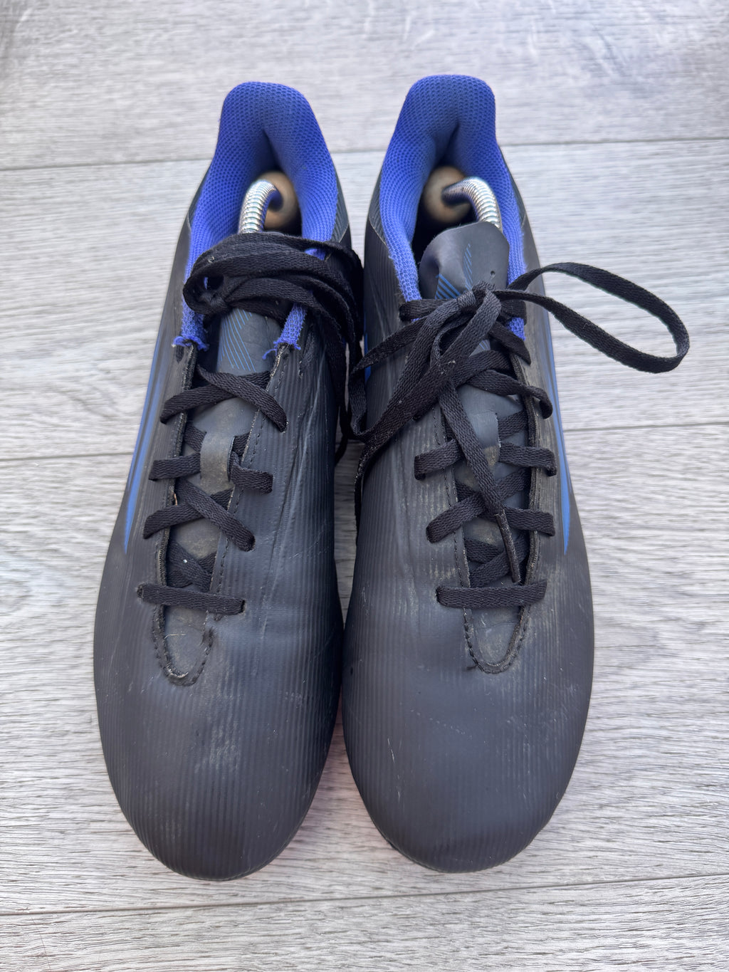 Adidas X Speedflow.4 FXG Football Boots Mens UK 10.5 Black Blue