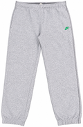 Vintage Nike Joggers Mens Small Grey Green Swoosh Sweatpants Cuffed Y2K