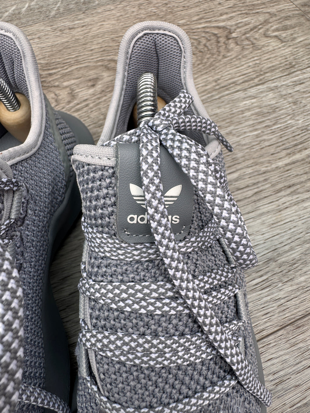 Adidas Tubular Shadow Primeknit Trainers Grey Mens Womens UK 5
