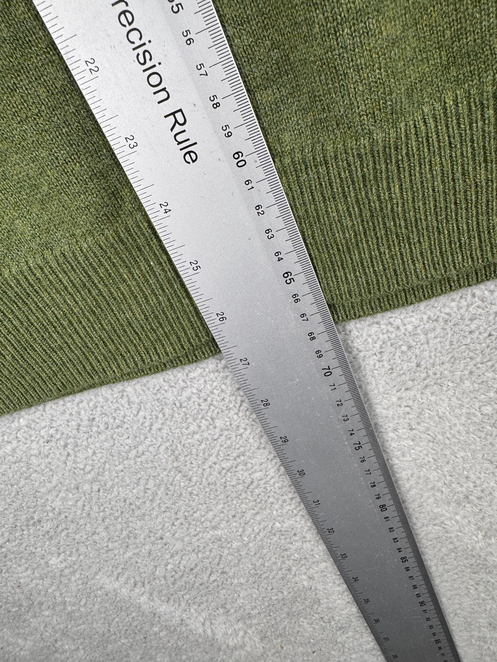 Tommy Hilfiger Mens Medium Jumper Green Premium Lambswool 1/4 Zip Knit