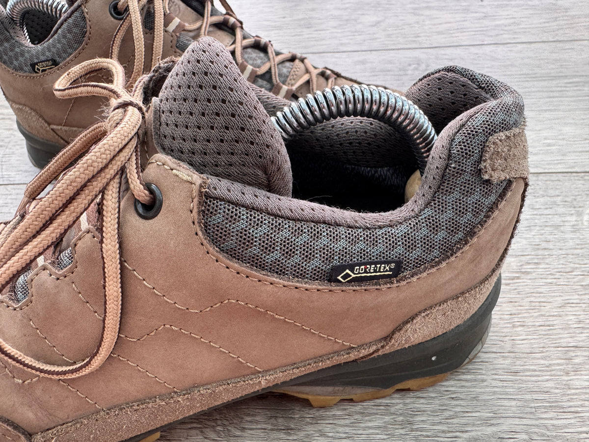 Hanwag Gore-Tex Womens Walking Shoes UK 6 Brown Leather Hiking Trail GTX