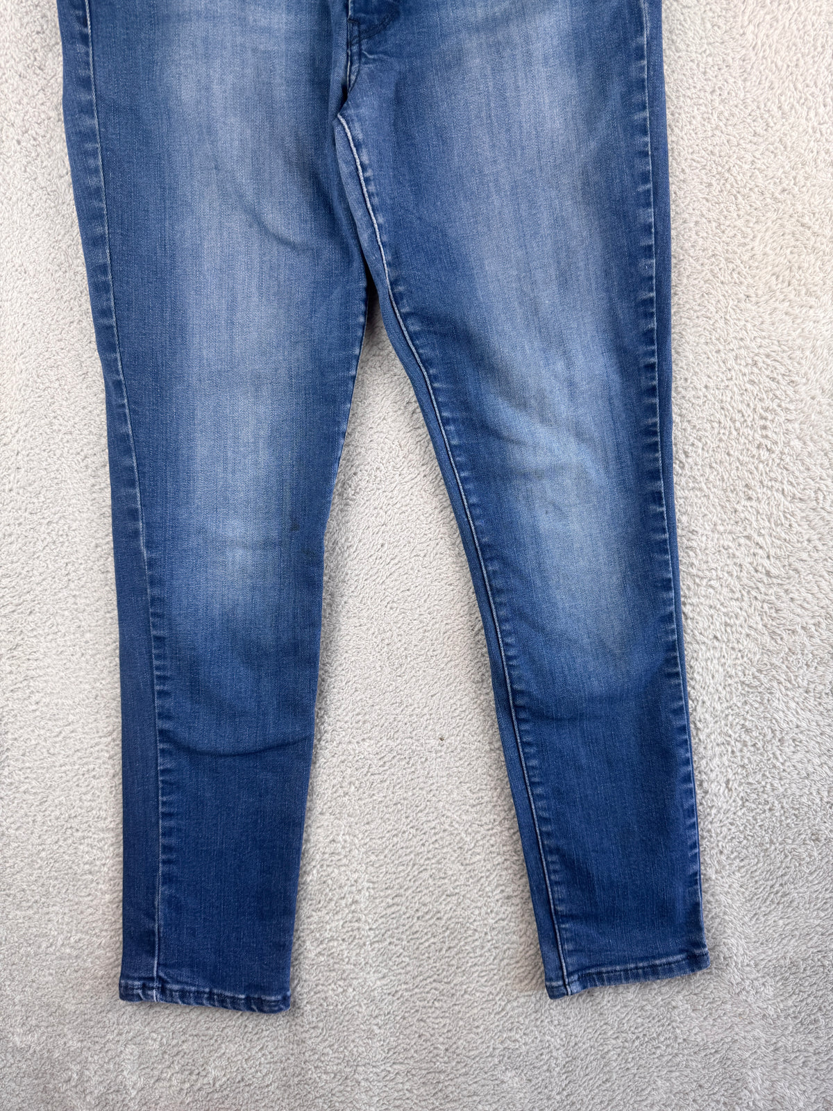 Levis 711 Skinny Womens Jeans W30 L 28 Blue Stretch Denim Slim Fit