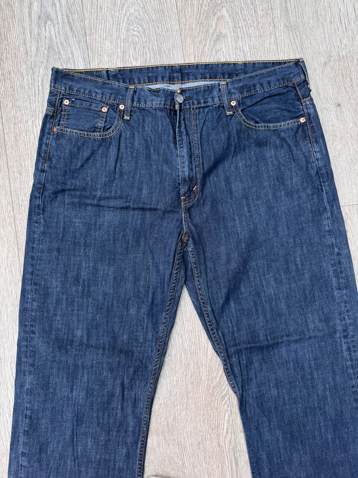 Levi’s 569 Jeans Mens W38 L34 Dark Blue Loose Straight Leg Denim Relaxed Fit