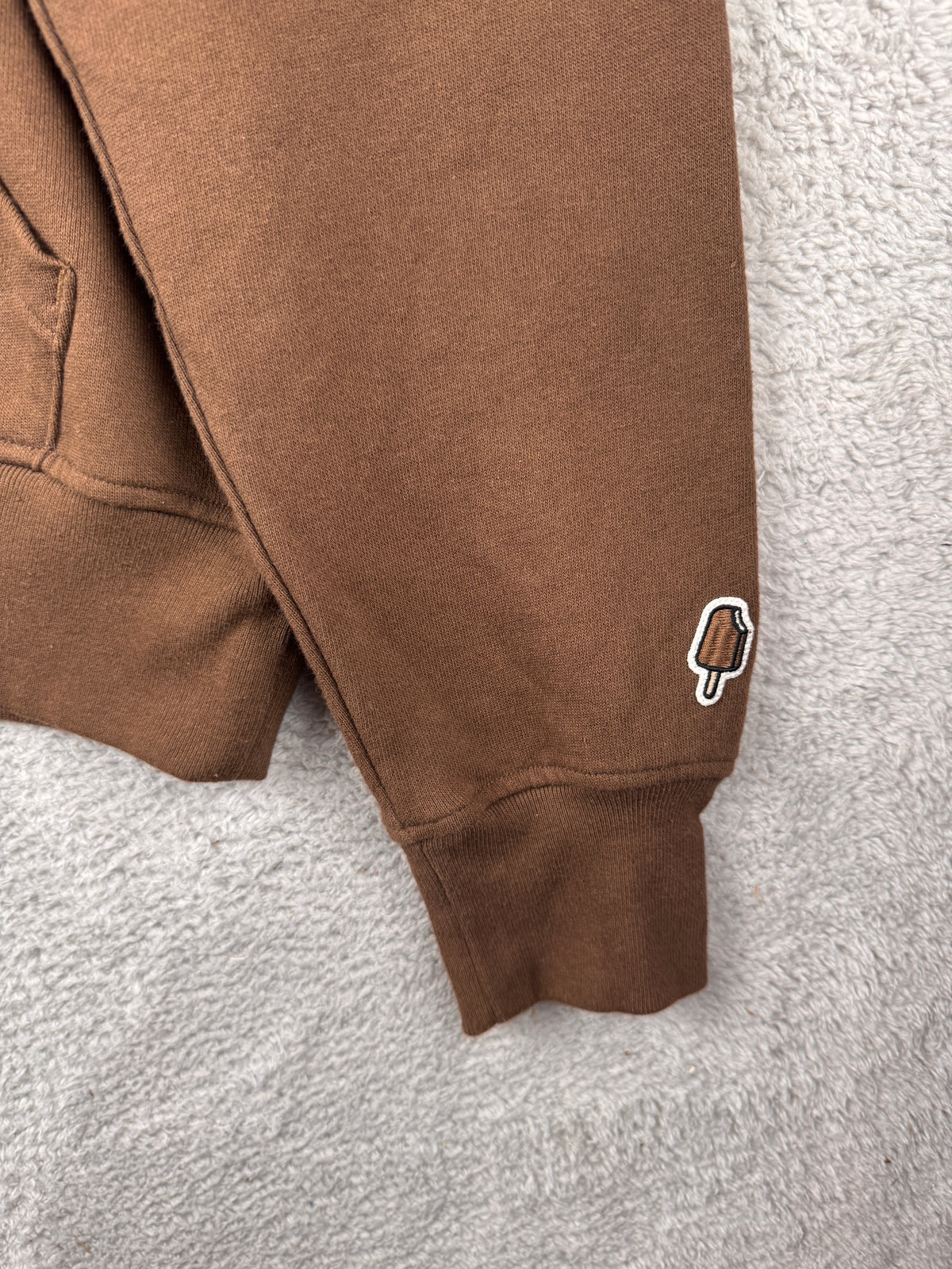 Icecream BBC Billionaire Boys Club Mens Brown Graphic Hoodie Sweatshirt