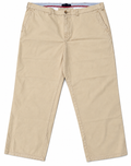 Tommy Hilfiger Mens Chino Trousers W42 L28 Beige Tan Straight Leg