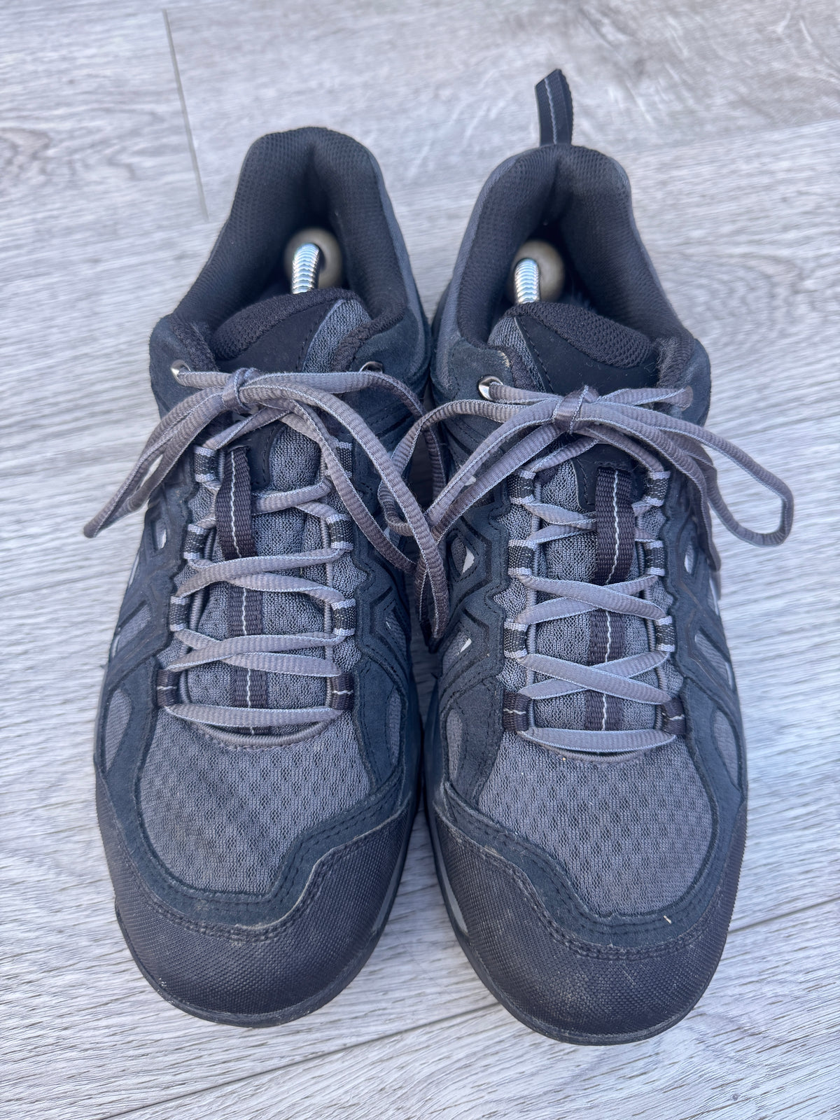 Salomon Mens Walking Hiking Trail Shoes Trainers Black Grey Contagrip UK 10