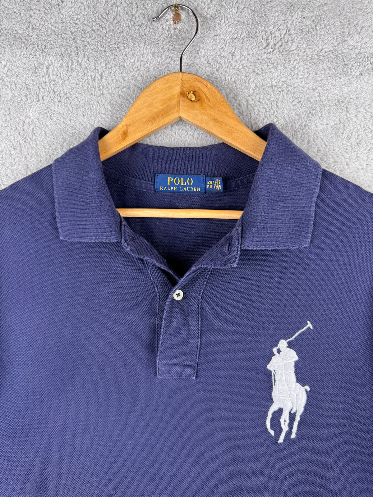 Polo Ralph Lauren Mens Big Pony Polo Shirt Navy Blue 1XB XL Number 3