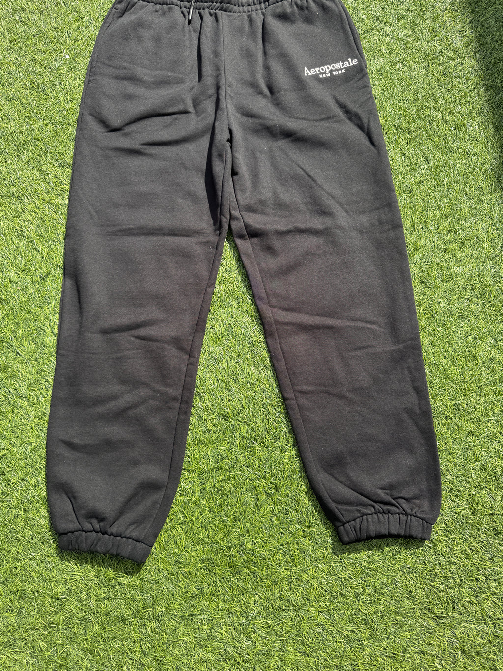 Aeropostale Womens Joggers XL Black Sweatpants Tracksuit Bottoms