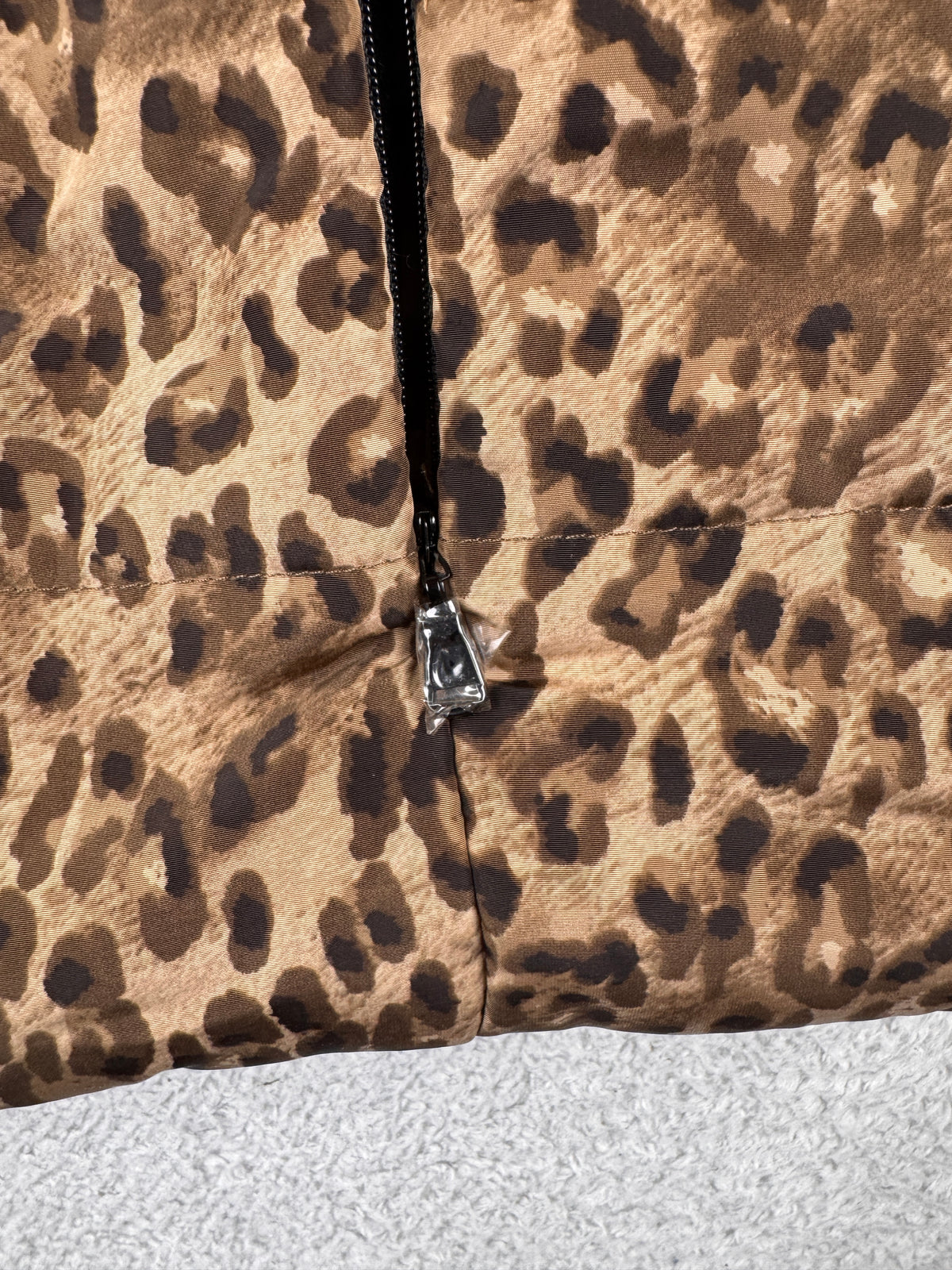 Lauren Ralph Lauren Womens XL Leopard Print Puffer Gilet Bodywarmer Vest