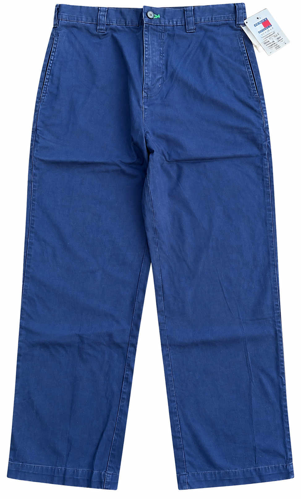 Tommy Hilfiger Womens Trousers Size 16 Navy Blue Chinos BNWT Y2K 2005 W30 L28