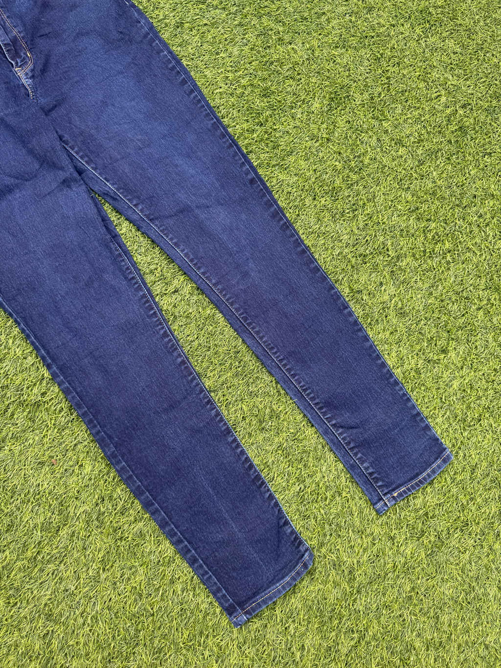 Levis 721 Womens Jeans W29 L30 High Rise Skinny Stretch Blue Denim