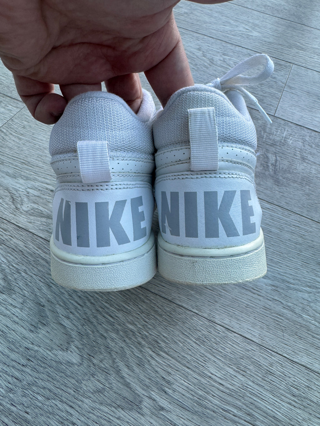 Nike Court Borough Mid White High Top Trainers Shoes UK 5.5