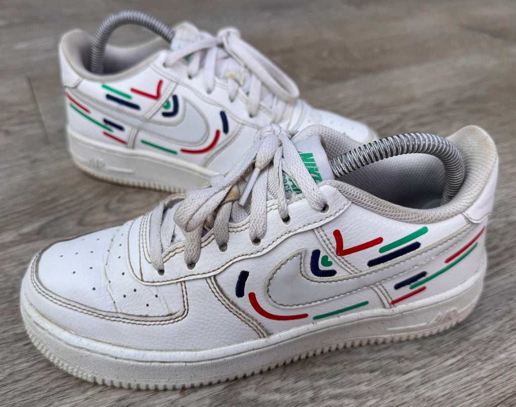Nike Air Force 1 Impact Next Nature Low GS UK 5.5 Trainers Keith Haring
