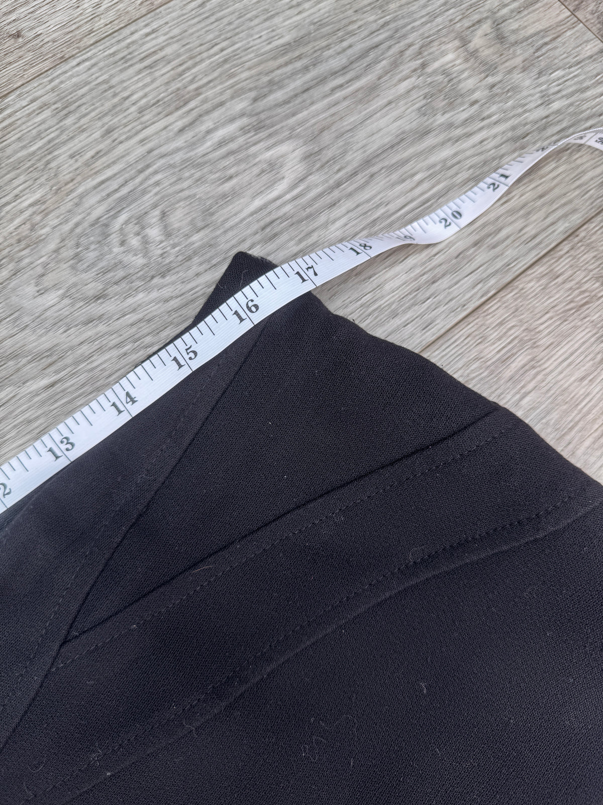 Minuet Petite Womens Trousers UK 14 W34 L28 Black Smart Formal Straight Leg