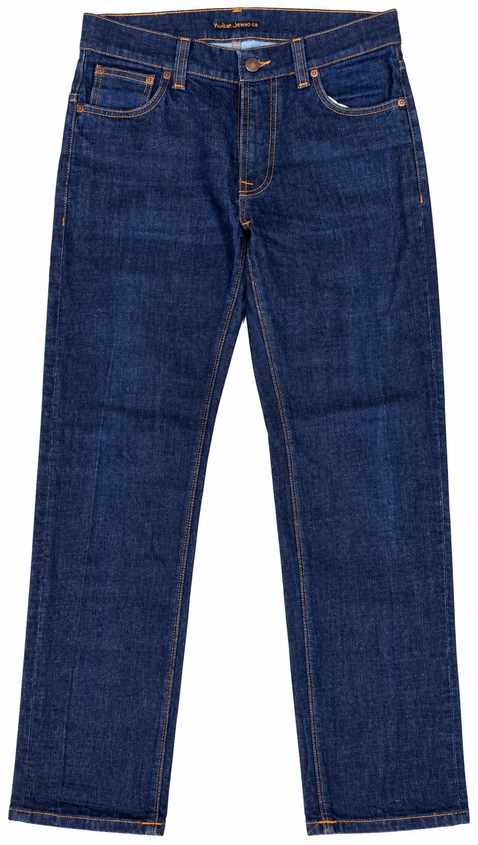 Nudie Jeans Co Thin Finn Mens Jeans W31 L30 Dark Blue Dry Twill Slim Fit