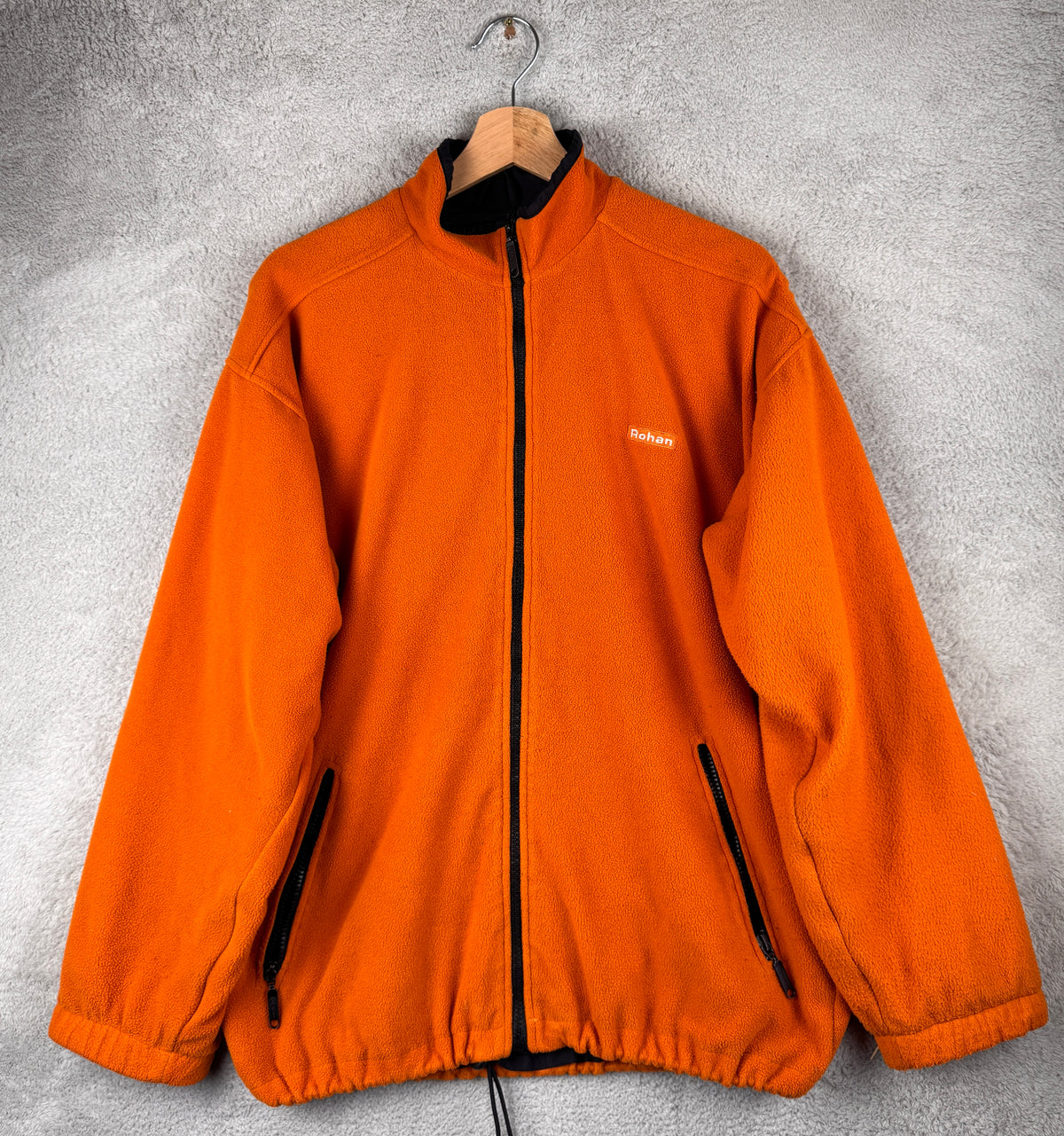 Rohan Khombo Jacket Men’s Small Unisex Orange Fleece Reversible Outdoor Hiking Vintage