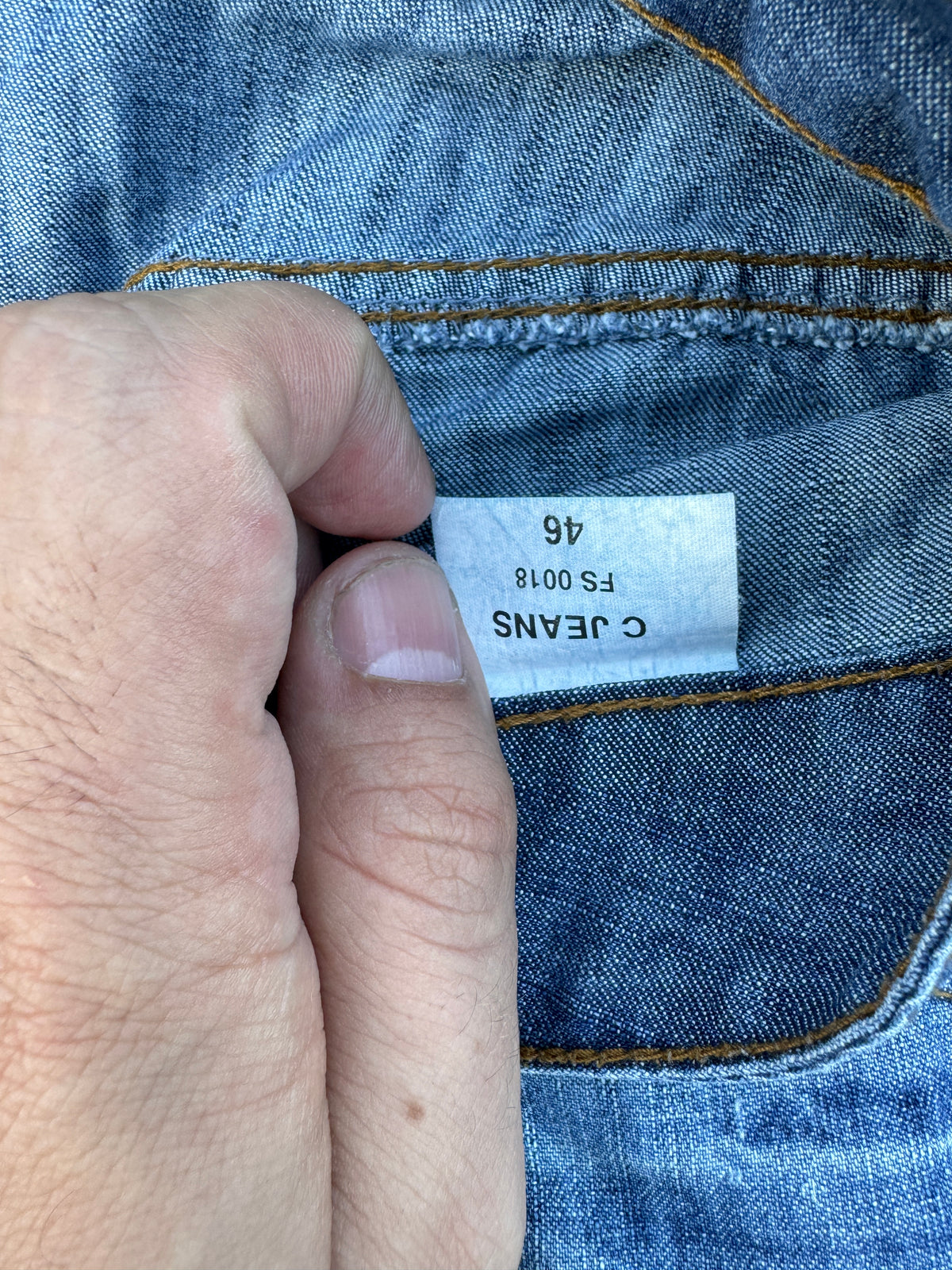 C Jeans Alliance Mens W36 Blue Denim Cargo Shorts Baggy Y2K