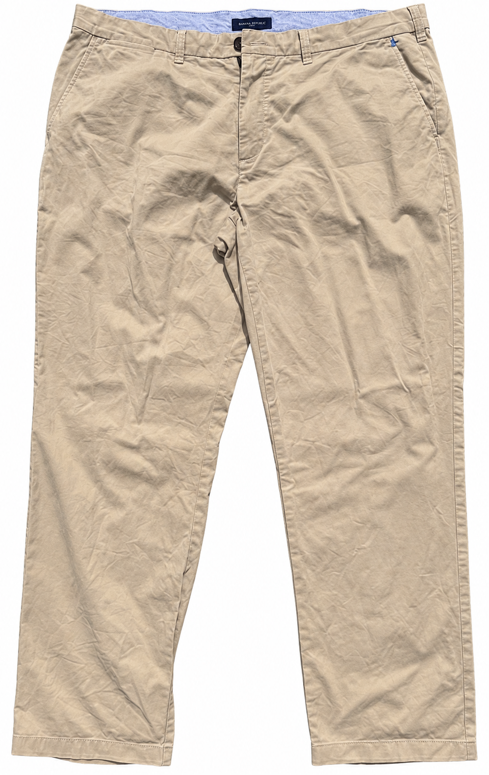 Tommy Hilfiger Mens Chino Trousers Beige W40 L32 Cotton Smart