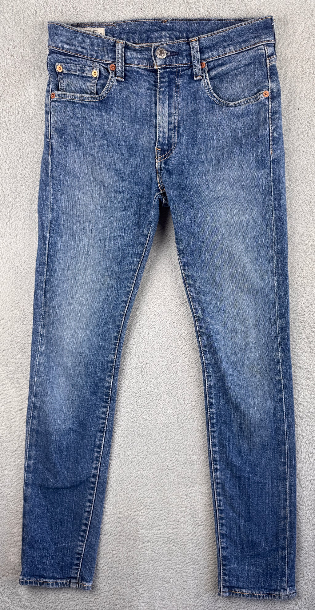 Levis 510 Premium Mens Jeans W30 L32 Blue Skinny Fit Stretch