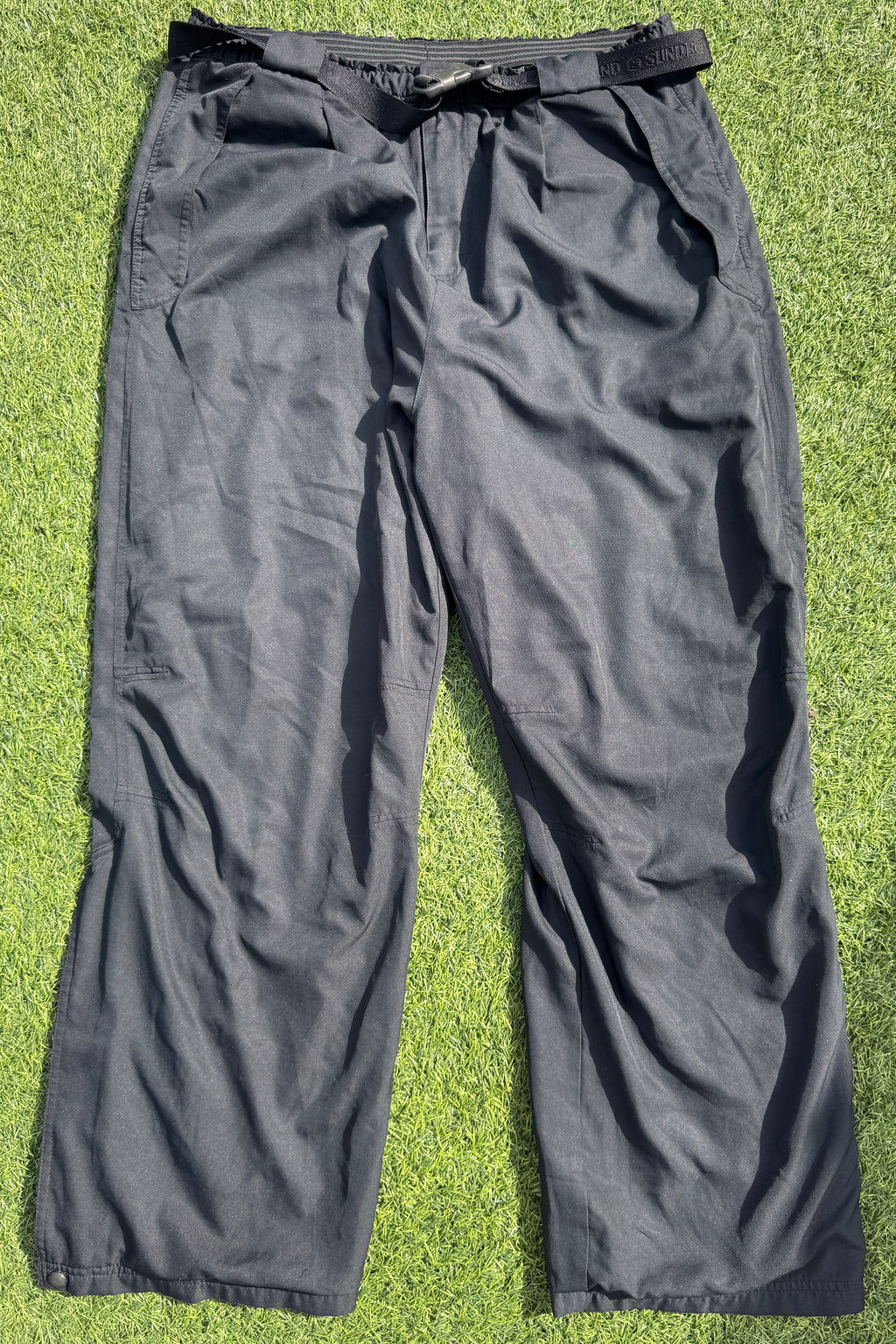 Sunderland of Scotland Golf Trousers Mens XL Black Waterproof Outdoor W36 L30