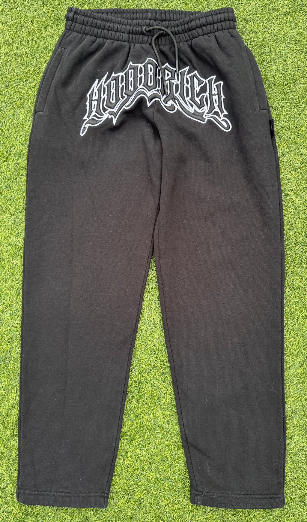 Hoodrich Mens Medium Black Joggers Embroidered Logo Tracksuit