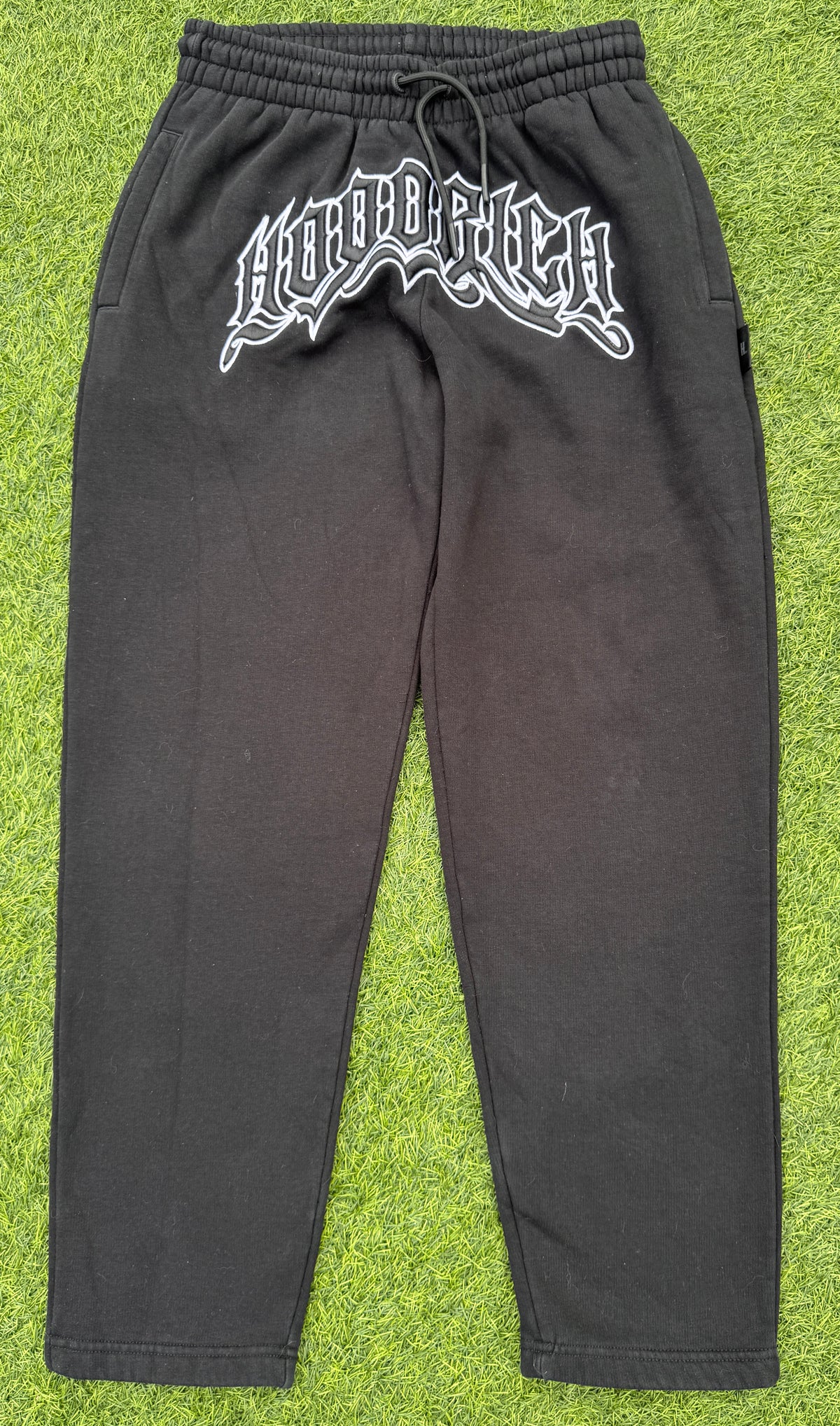 Hoodrich Mens Medium Black Joggers Embroidered Logo Tracksuit