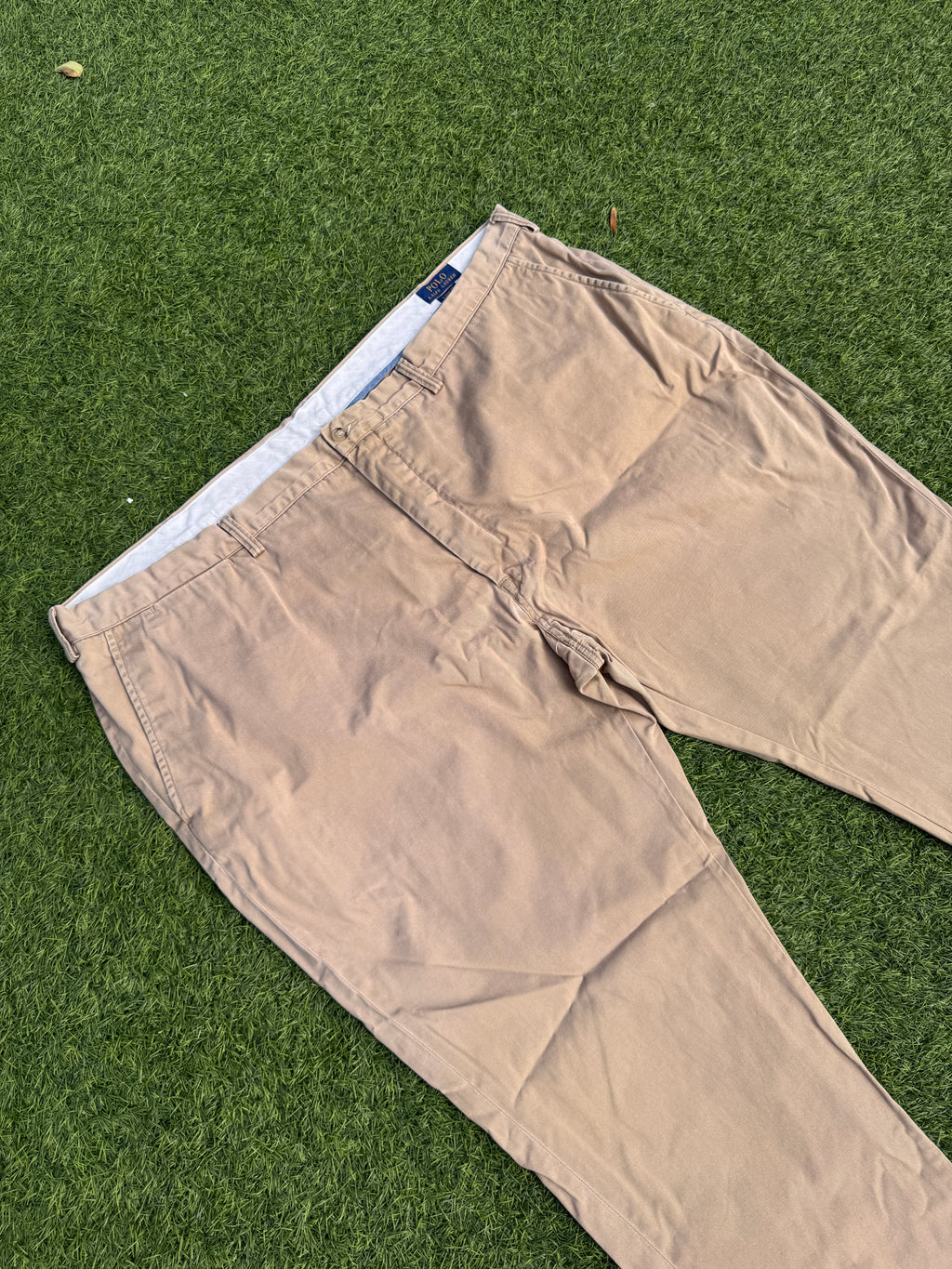 Polo Ralph Lauren Mens Beige Chino Trousers Classic Fit