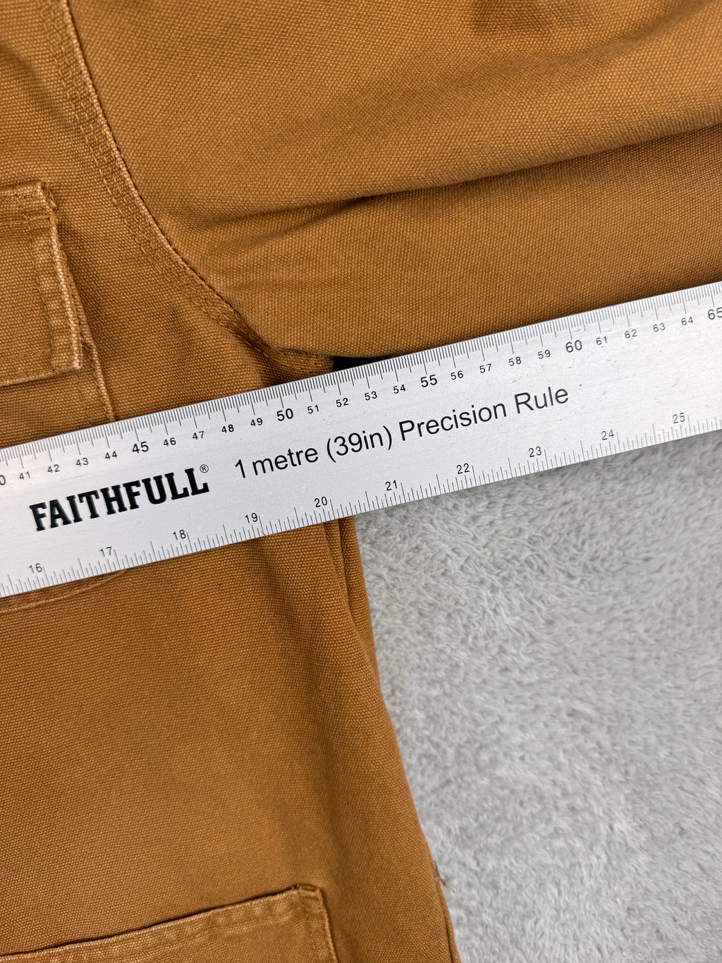 The Stronghold Oi Polloi Mens Small Brown Canvas Chore Workwear Jacket