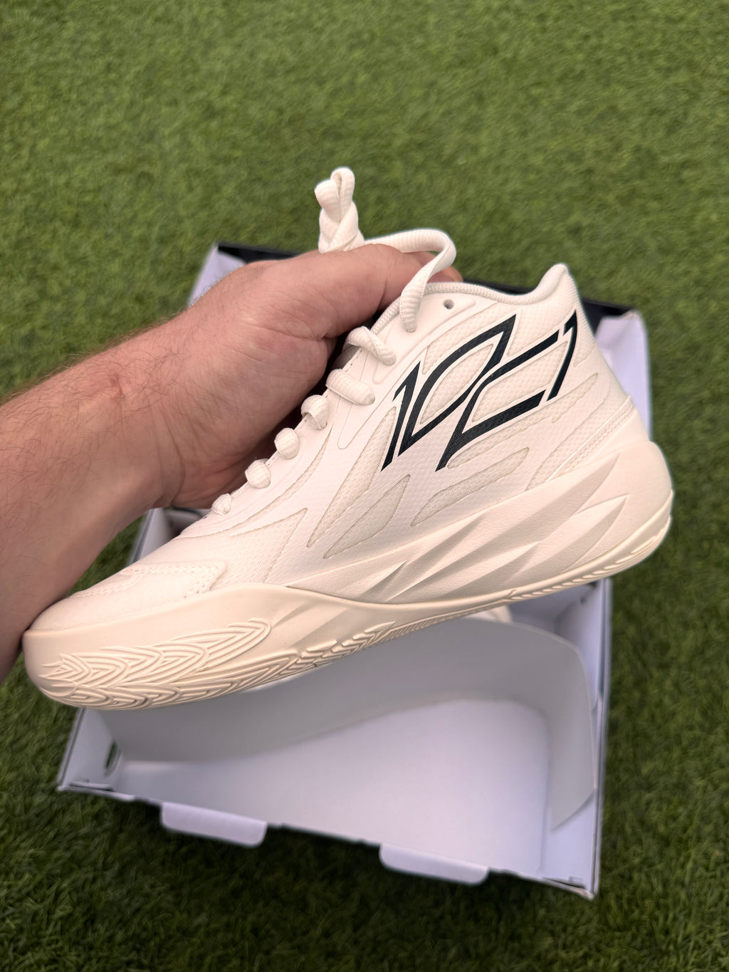 PUMA LaMelo Ball MB.02 Whispers Basketball Trainers UK 3