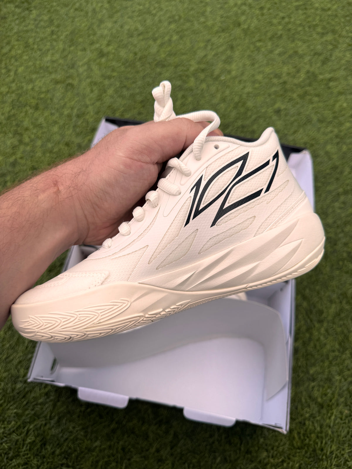 PUMA LaMelo Ball MB.02 Whispers Basketball Trainers UK 3