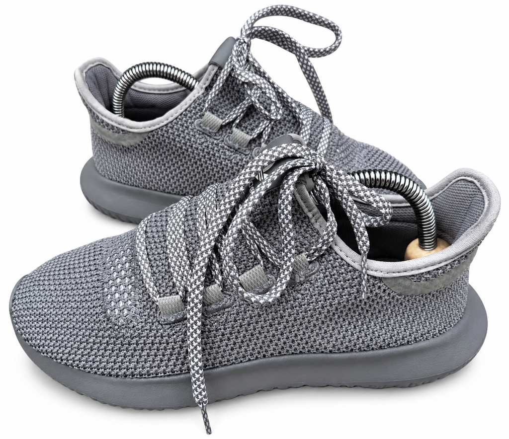 Adidas Tubular Shadow Primeknit Trainers Grey Mens Womens UK 5