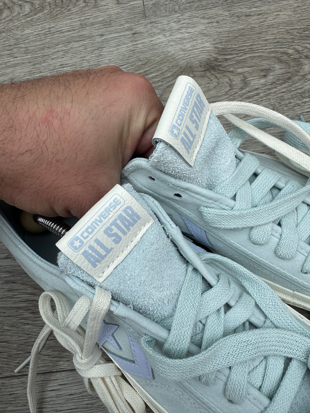 Converse Star Player 76 Trainers Womens UK 8.5 Blue Suede All Star