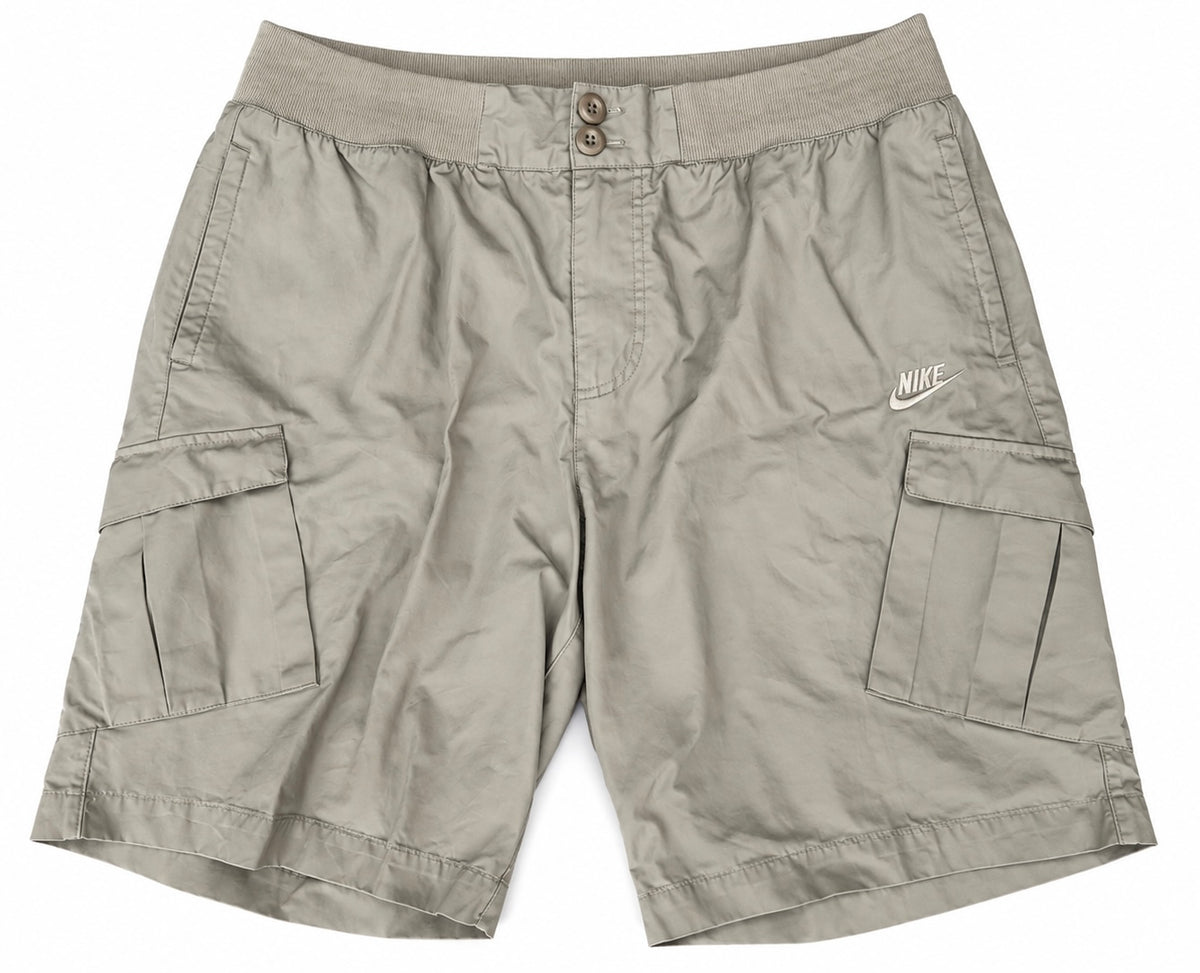 Nike FC Mens Cargo Shorts 2XL XXL Khaki Utility Combat 1994 Swoosh