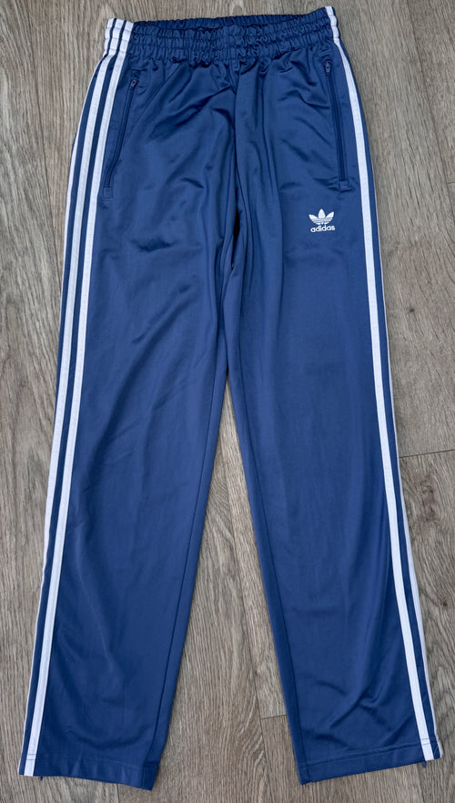 Adidas Originals Primeblue Track Pants Mens Small Blue 3 Stripe Trefoil Joggers