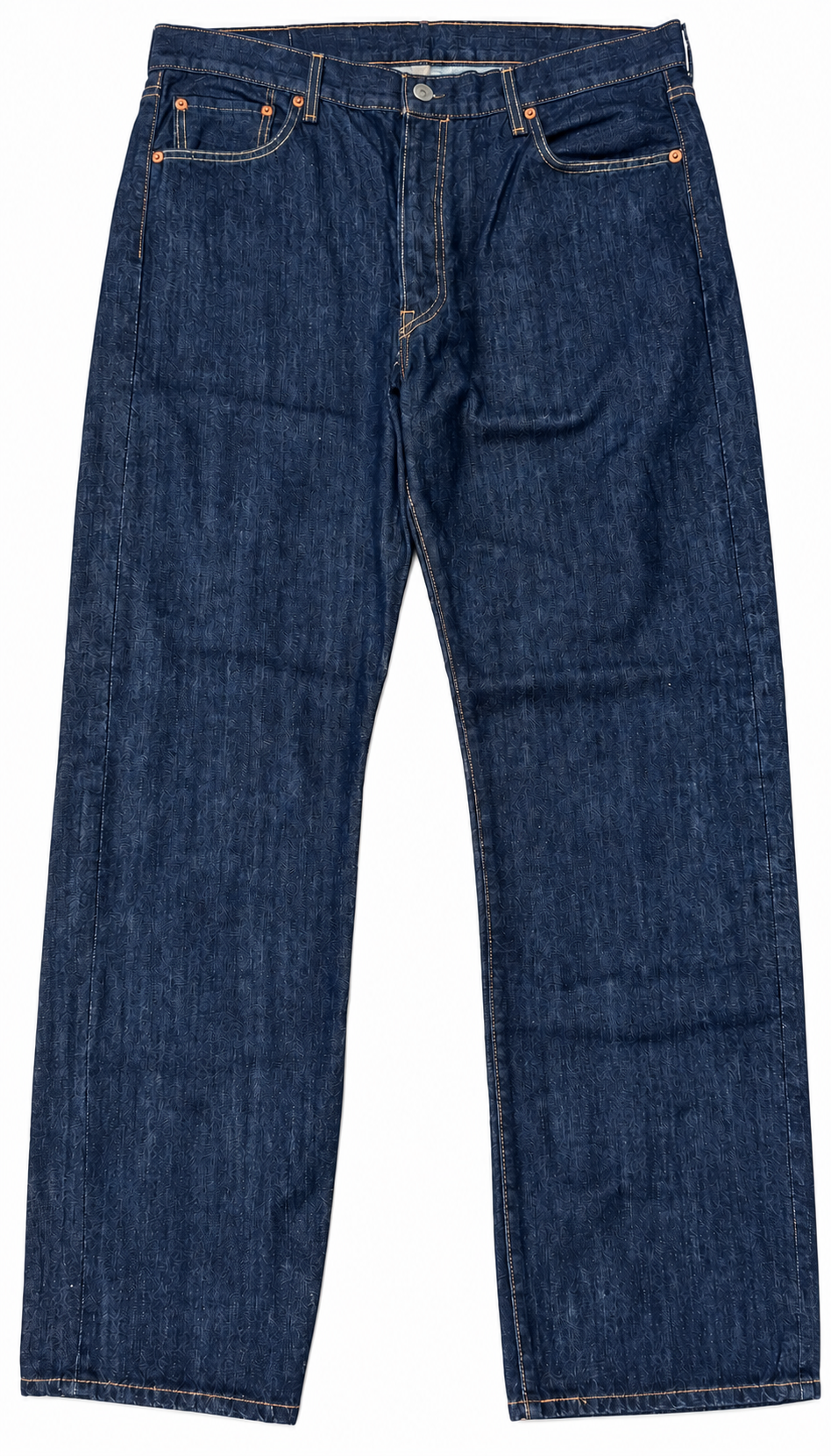 Levi’s 501 Jeans Mens W36 L32 Dark Blue Straight Leg Button Fly