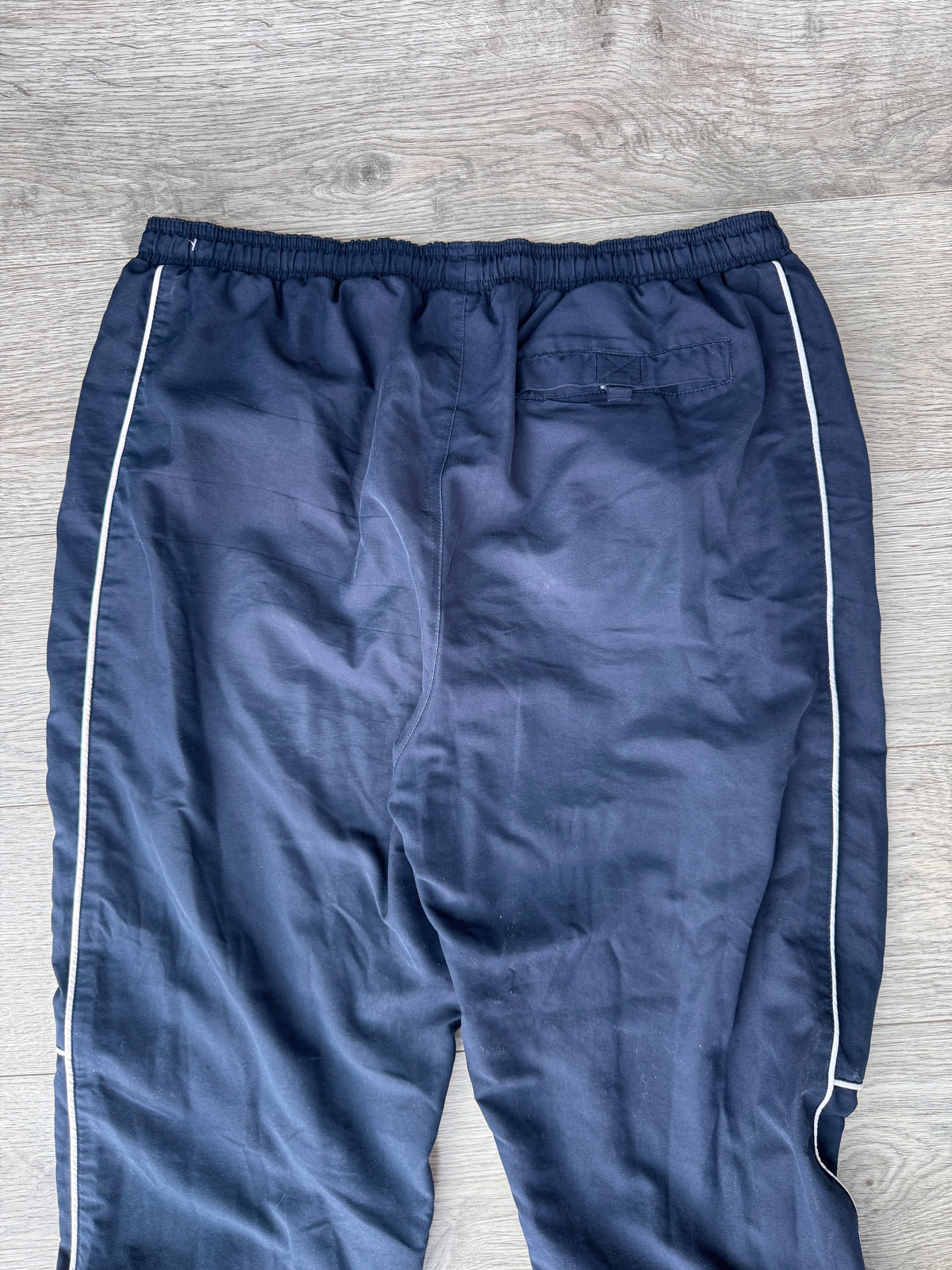 Vintage Reebok Mens Navy Blue Tracksuit Bottoms Size XL Retro
