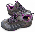 Hi-Tec Penrith Low WP Womens Walking Shoes UK 4 Waterproof Hiking Trail Grey