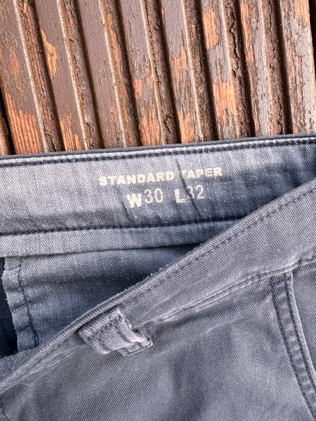 Levis XX Chino Mens Trousers W30 L32 Blue Standard Taper