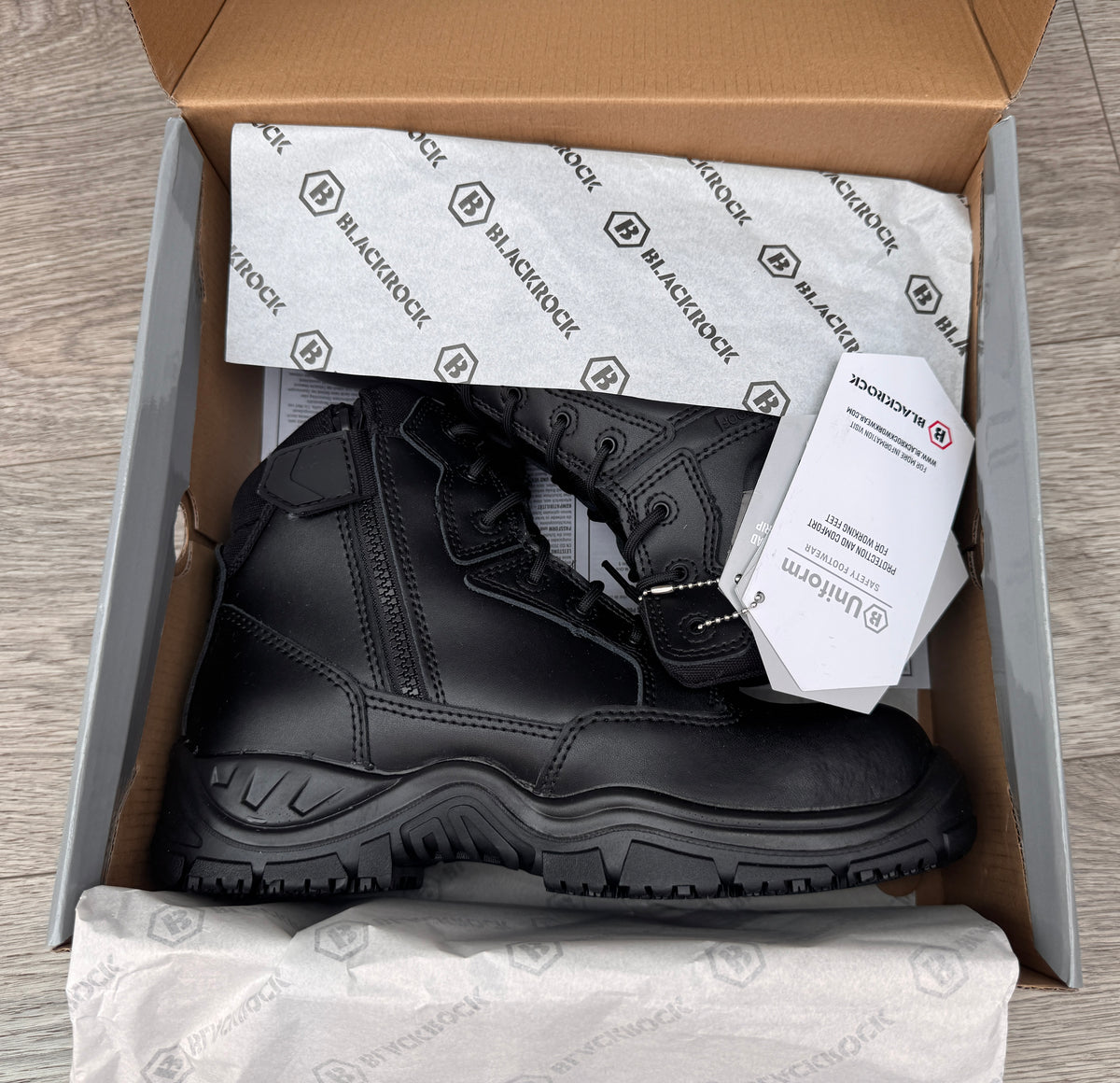 Blackrock CF2007 Emergency Service Boots UK 7 Black Waterproof Safety Work