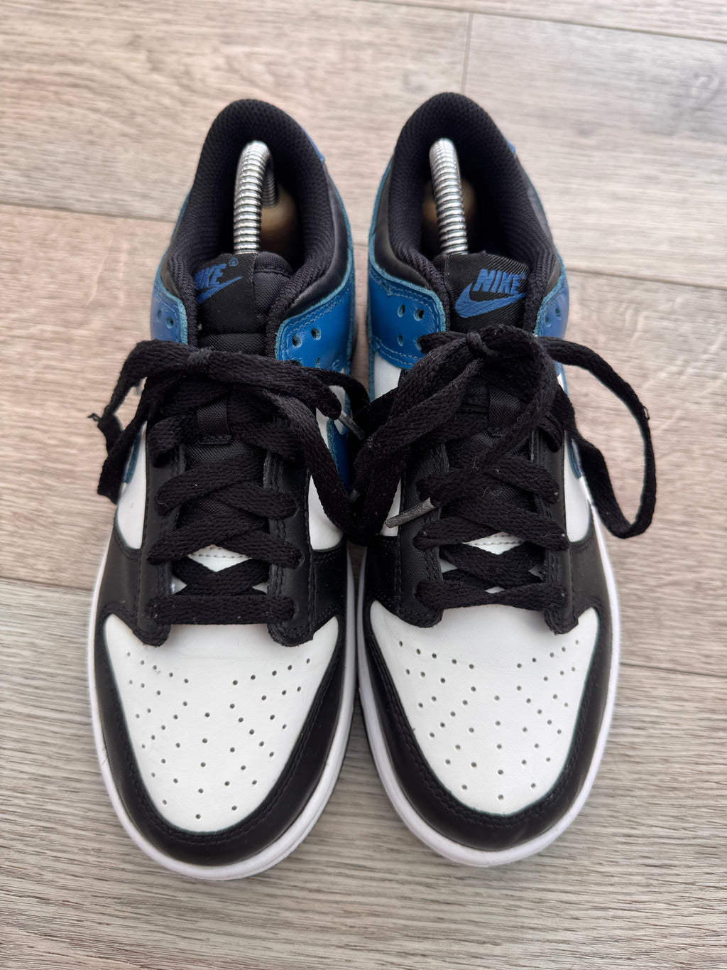 Nike Dunk Low Trainers Womens UK 5.5 White Racer Blue DH9765-104