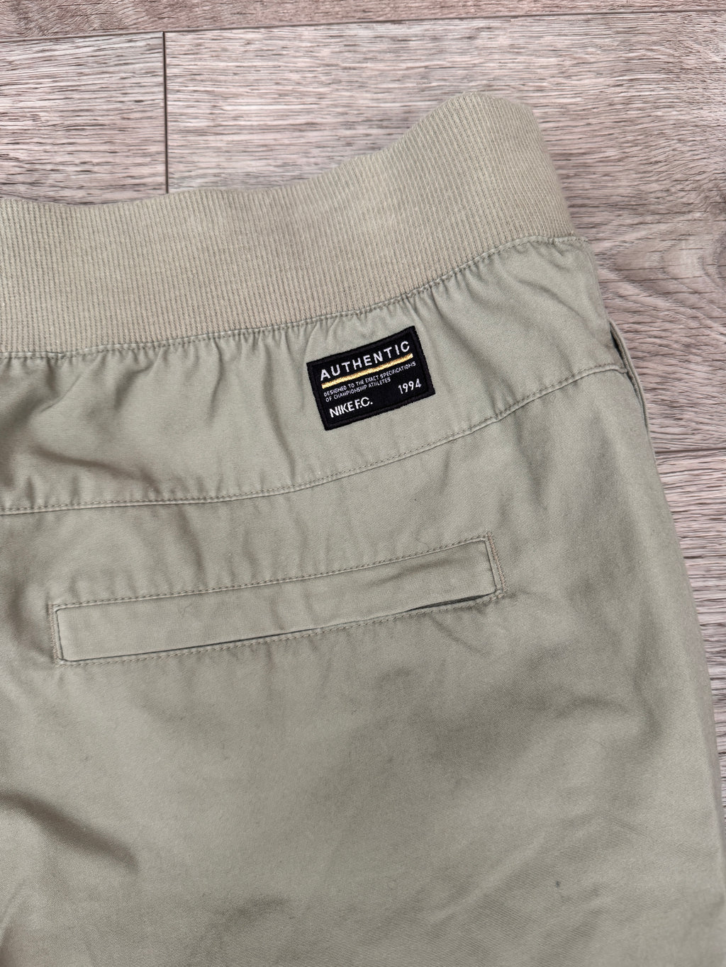 Nike FC Mens Cargo Shorts 2XL XXL Khaki Utility Combat 1994 Swoosh