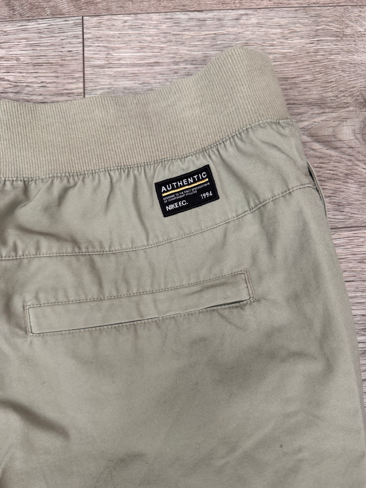 Nike FC Mens Cargo Shorts 2XL XXL Khaki Utility Combat 1994 Swoosh