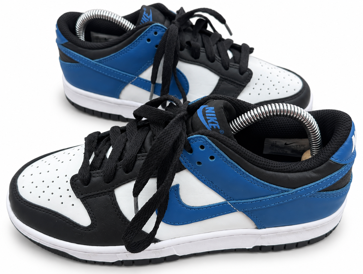 Nike Dunk Low Trainers Womens UK 5.5 White Racer Blue DH9765-104