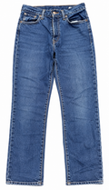 Levis Premium Womens Jeans W27 L30 Blue Denim Straight Leg High Rise 501
