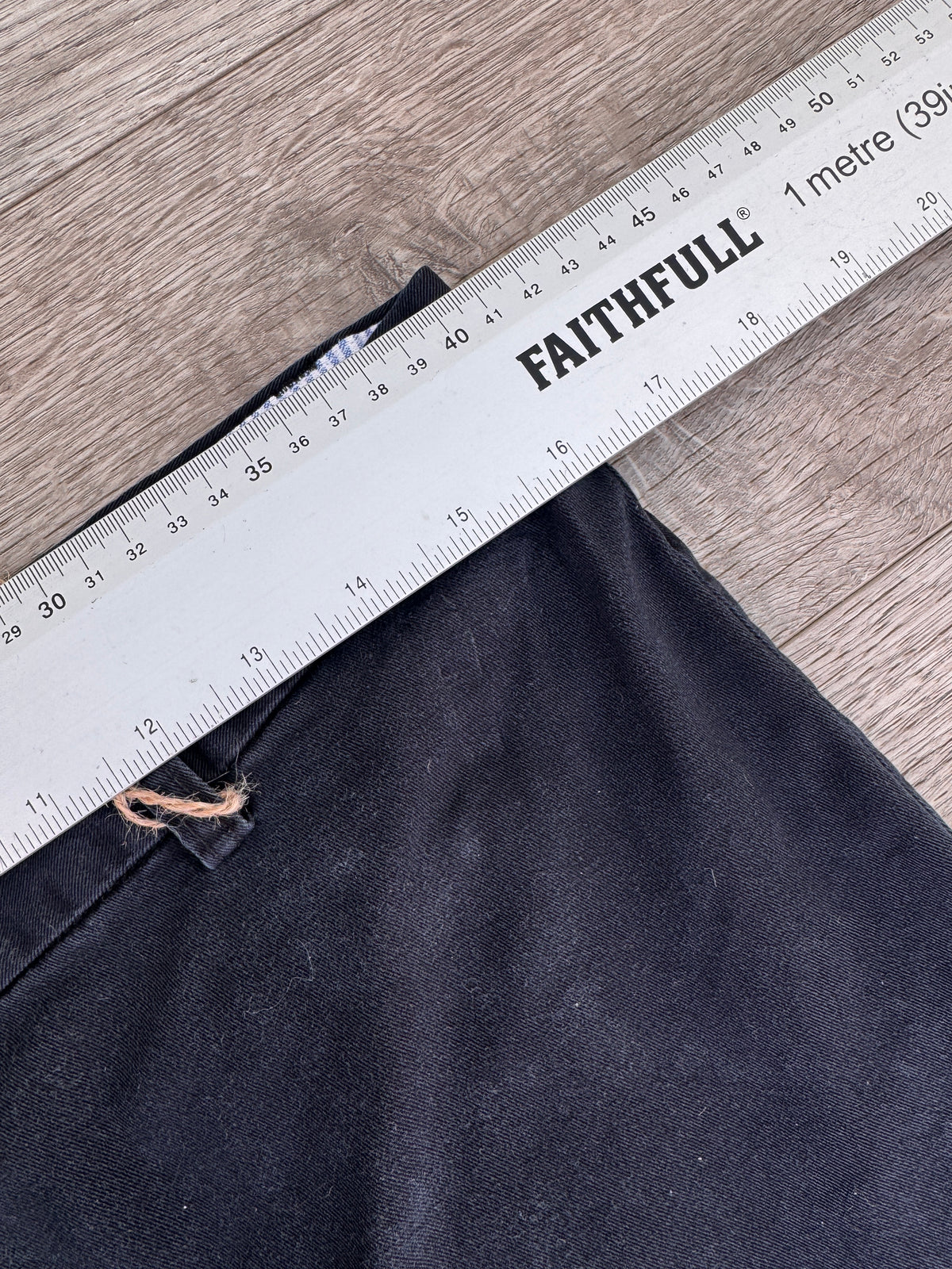 Tommy Hilfiger Womens Navy Blue Chino Trousers Straight Leg Size 12 W 32 L 30