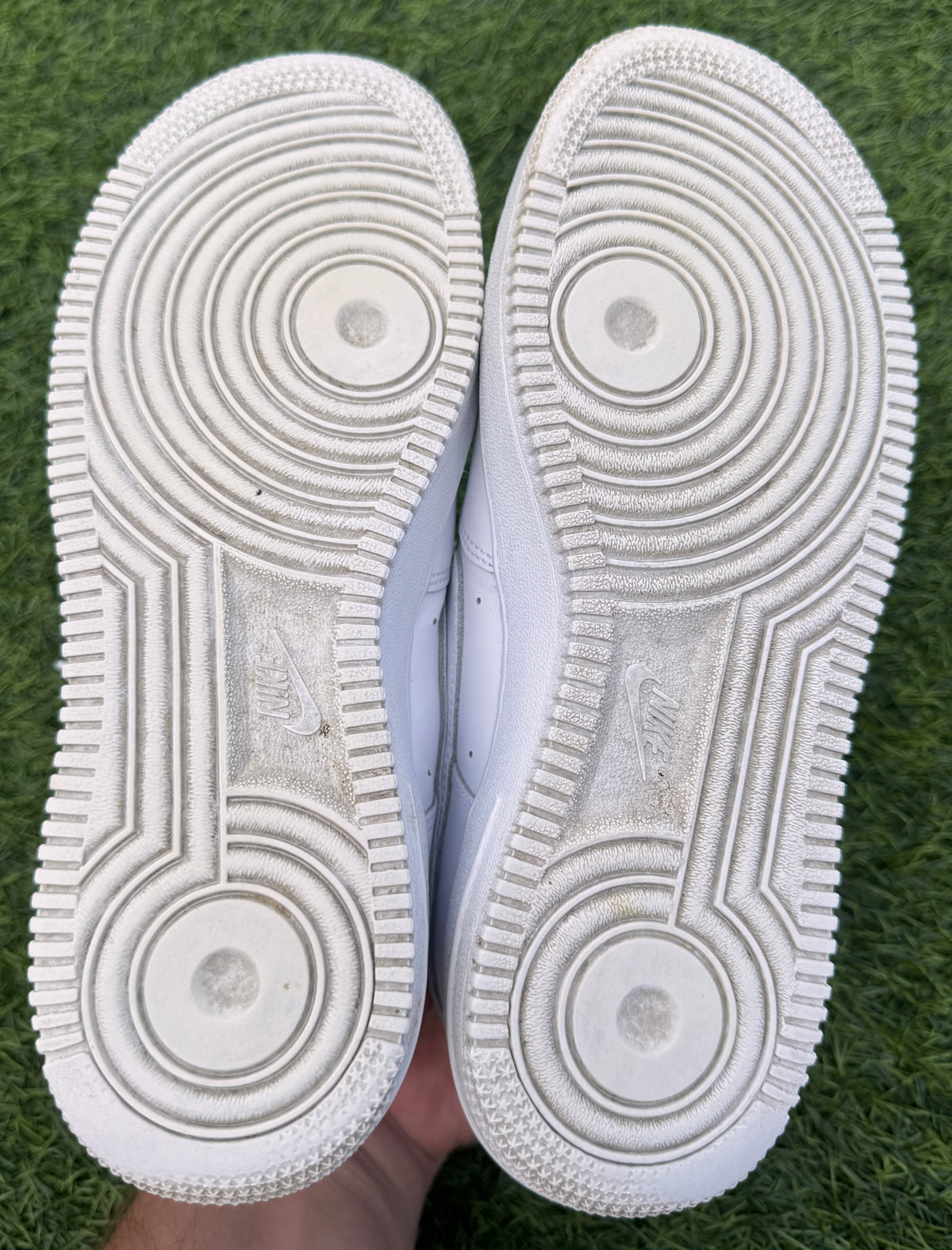 Nike Air Force 1 Low Triple White Leather Trainers UK 5.5
