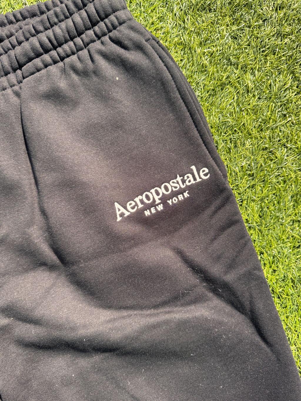 Aeropostale Womens Joggers XL Black Sweatpants Tracksuit Bottoms