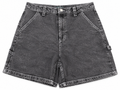 Wild Fable Womens Denim Shorts Size 12 Black Acid Wash Carpenter Utility Y2K
