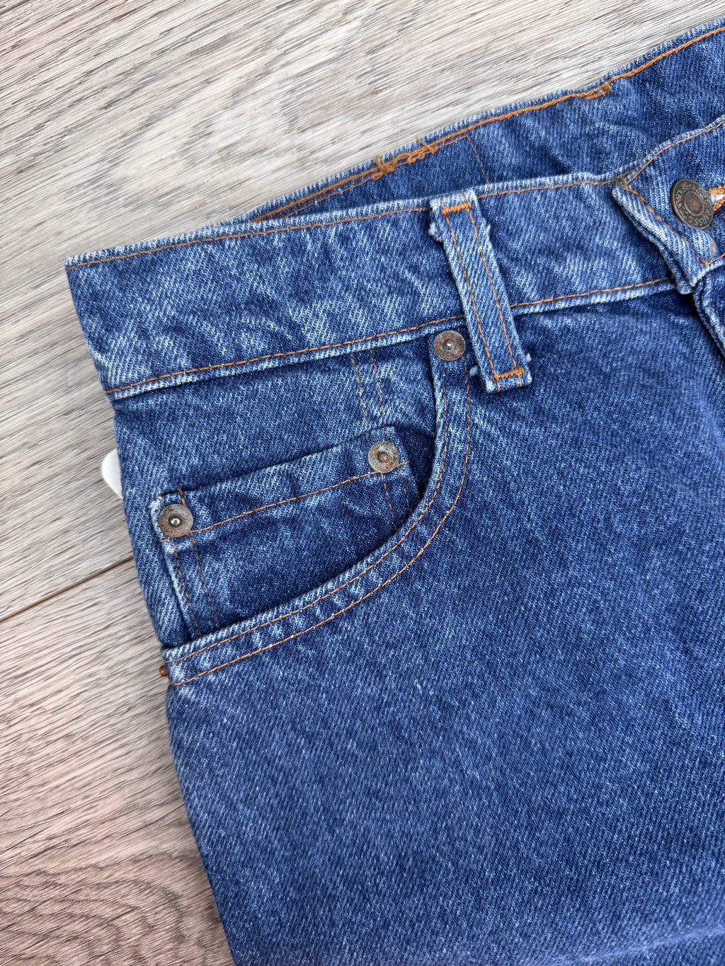 Vintage Levi’s 502-03 Jeans W28 L34 Made France Deadstock NOS Tags 80s
