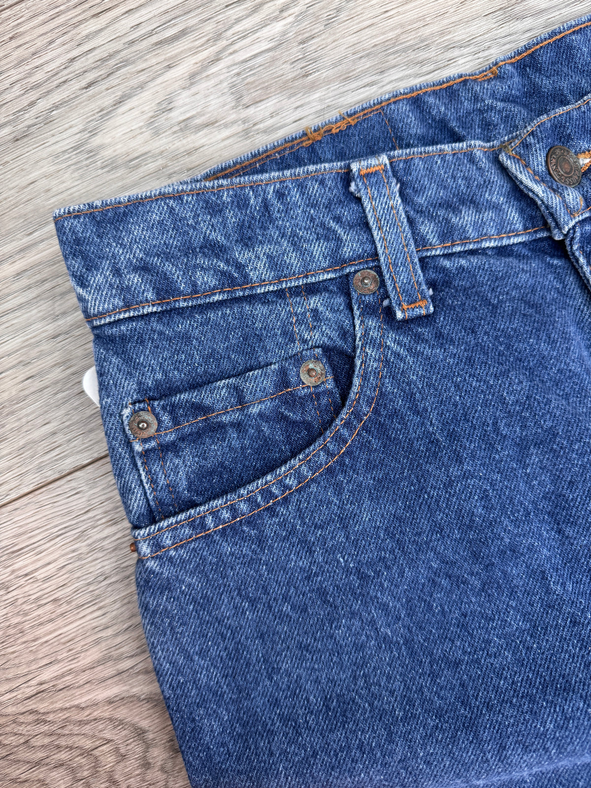 Vintage Levi’s 502-03 Jeans W28 L34 Made France Deadstock NOS Tags 80s